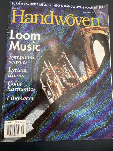 Sept/Oct 2000 Handwoven Magazine Weaving: Music; Color; Name Draft; Designing