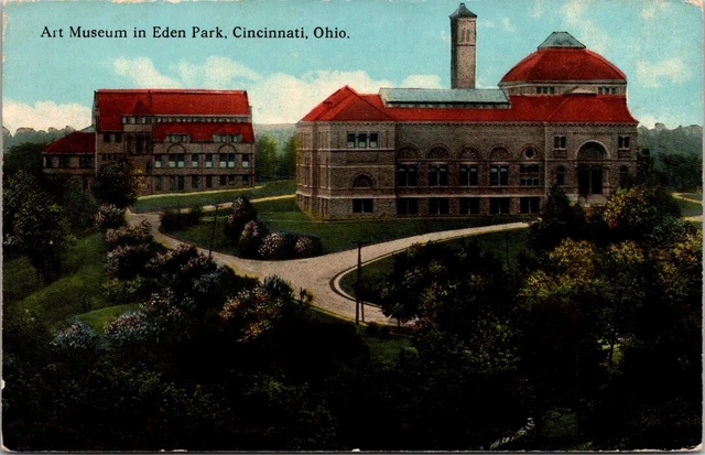 Postcard Art Museum In Eden Park Cincinnati Ohio OH