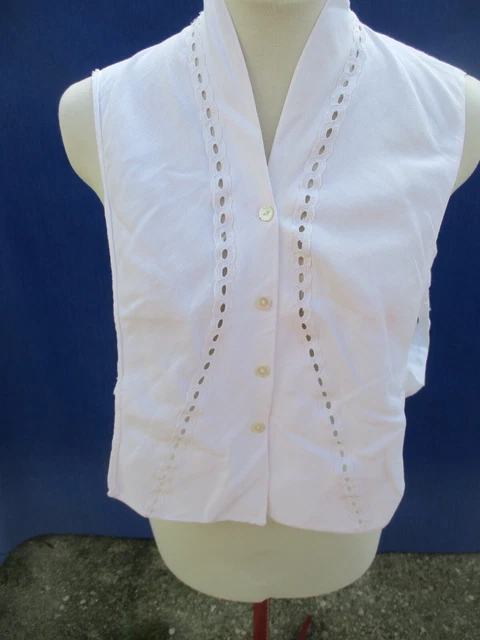 Lot De 4 Plastrons Cols Dentelle Voile Plumetis Beige Vintage - Fabriqué En France, Pour Déco Ou Vêtement