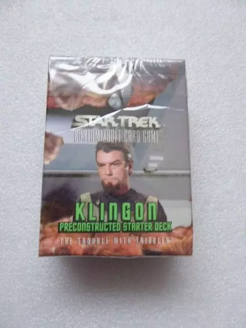 Star Trek CCG The Trouble with Tribbles Klingon Starter Deck New & Sealed