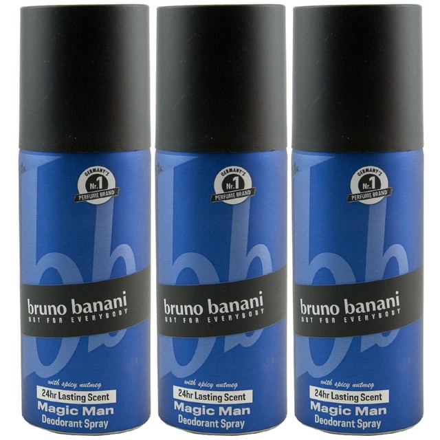 Bruno banani Desodorante Mágico Hombre 3 X 150ml de Emergencia para Everybody