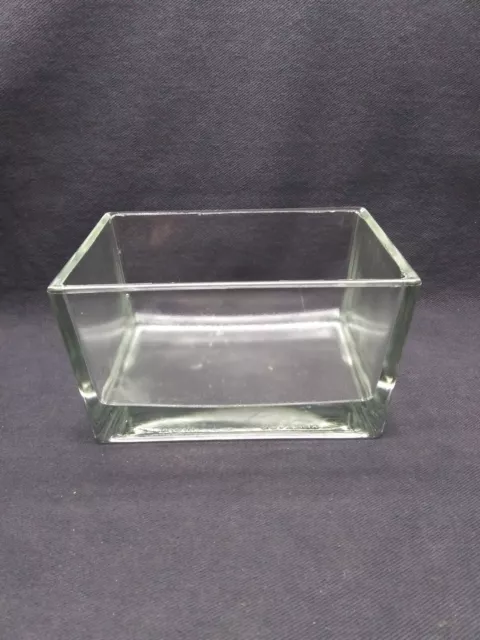WHEATON Glass Staining Dish 133mm L x 102mm W x 60 D for 3” x 2” Slides No Lid