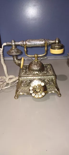 Baroque Monarch Onyx Telephone Serial No B.M.3459 Works