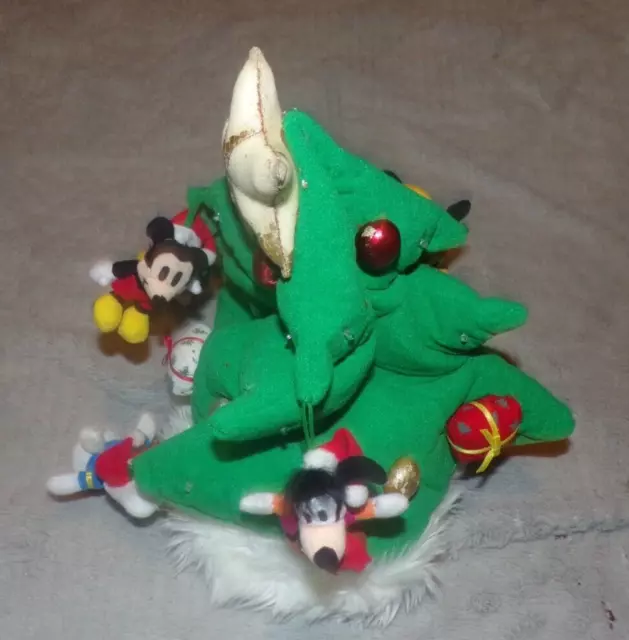 Disney  Disneyland Parks Souvenir Christmas Tree Mickey Mouse Plush Hat light up