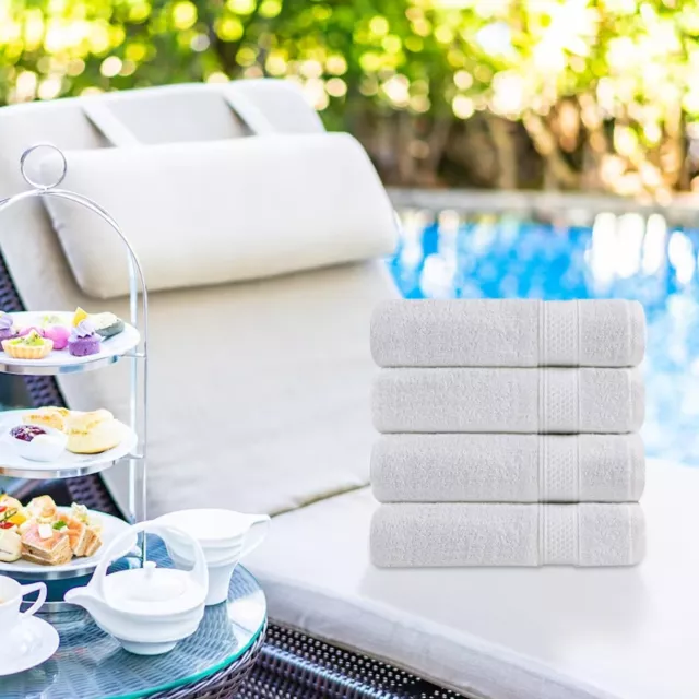 Extra Large Bath Towels Pack of 4 100% Cotton 27"x55" Highly Absorbent Soft