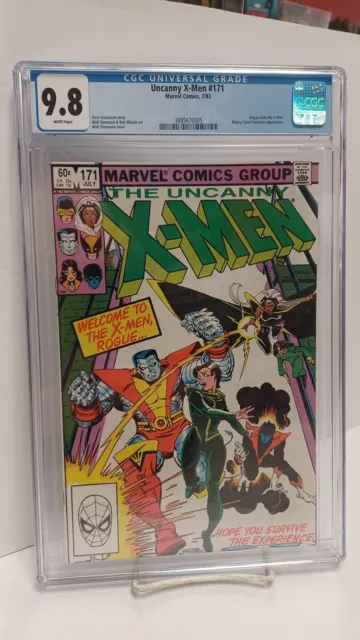 UNCANNY X-MEN #171 (Marvel Comics, 1983) CGC Graded 9.8!  ~ WHITE Pages