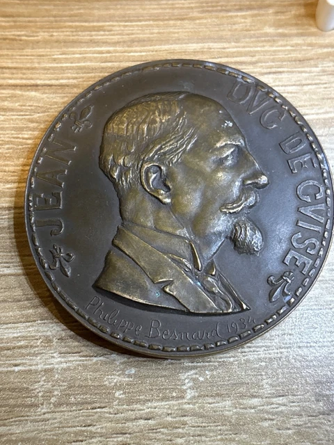 Médaille Commémorative Lycée Marceau Chartres - 1887-1987 - Signée Jean Villette