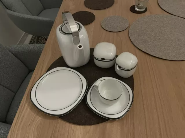 kaffeeservice rosenthal studio-linie SUOMI anthrazit 12-teilig