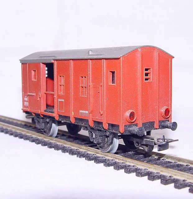 Jouef France HO 1:87 French SNCF TAILCAR + WORKING TAILLIGHTS Light Brown NM`70!