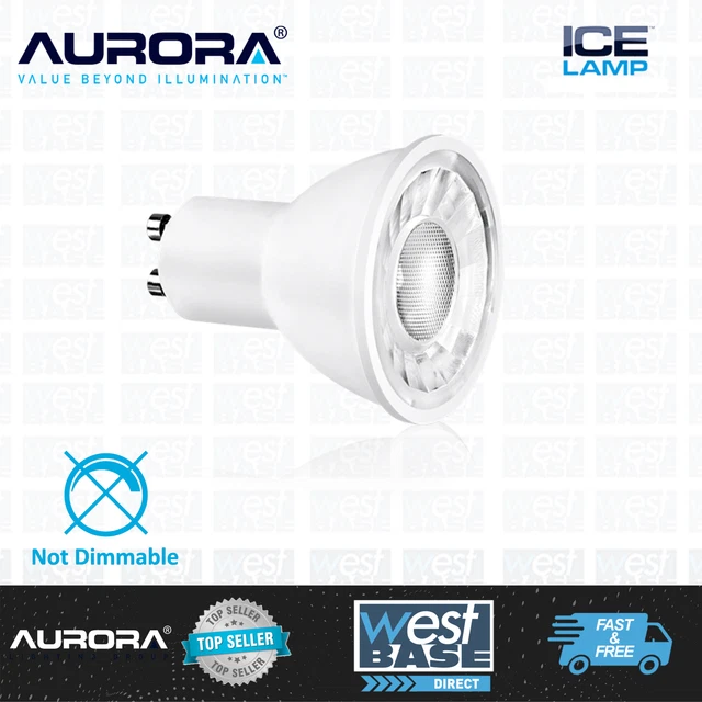 AURORA ENLITE GU10 NONDIMMABLE LED Bulbs Cool Warm Daylight White 4