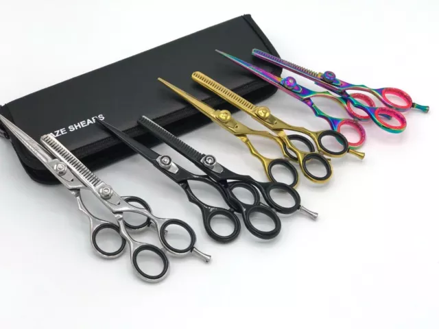 Professional Salon Hairdressing Cutting Scissors Barber Thinning Shears SET 5.5"