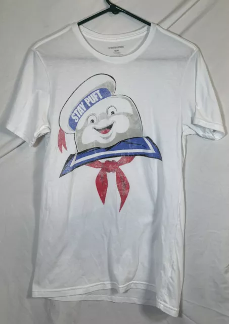 Womens Ghostbusters Movie Stay Puft Size Medium White