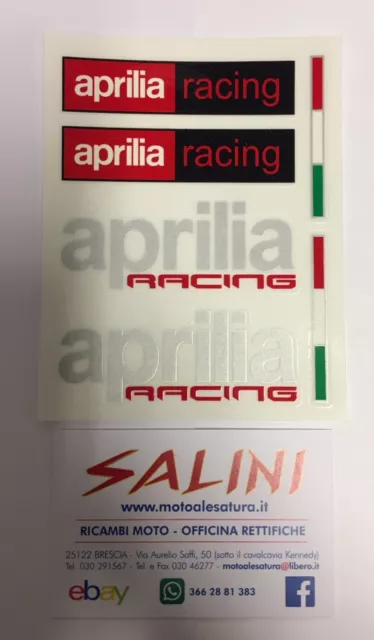 Adesivo APRILIA Racing - Kit 4 pezzi