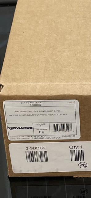 3-Sddc2 Edwards Est New In Sealed Box