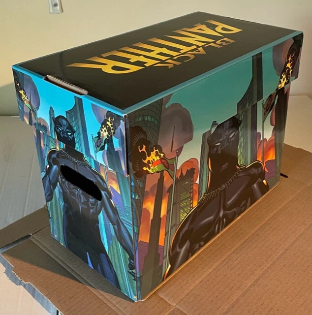 NECA short box Black Panther graphics comic book storage