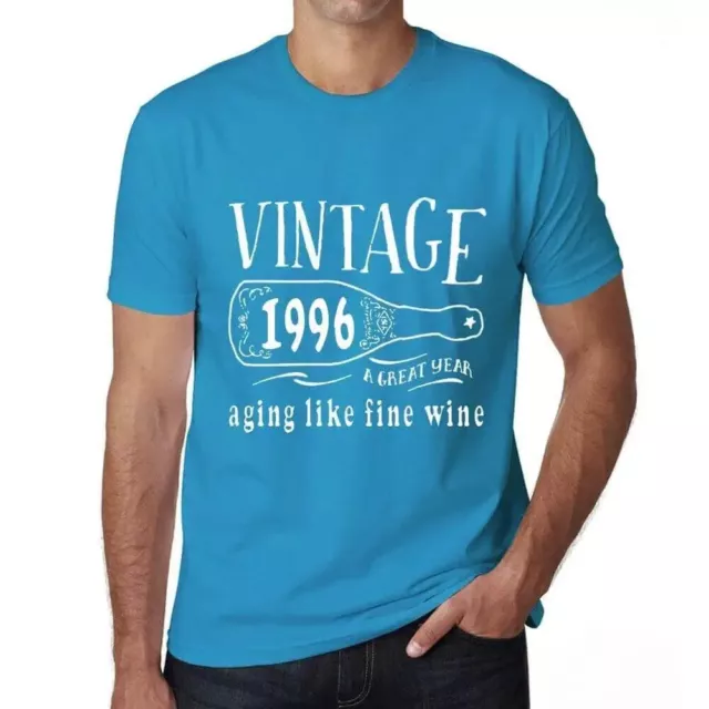 ULTRABASIC Homme Tee-Shirt Vieillissement Comme Un Bon Vin 1996 Aging Like A