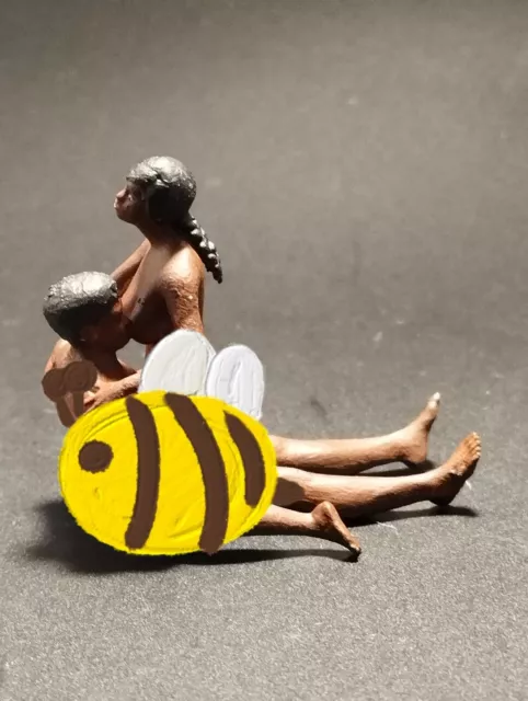 Sexy Akt  Erotik "kniende Frau vor Mann"   Figuren  Diorama 1:32 Spur 1