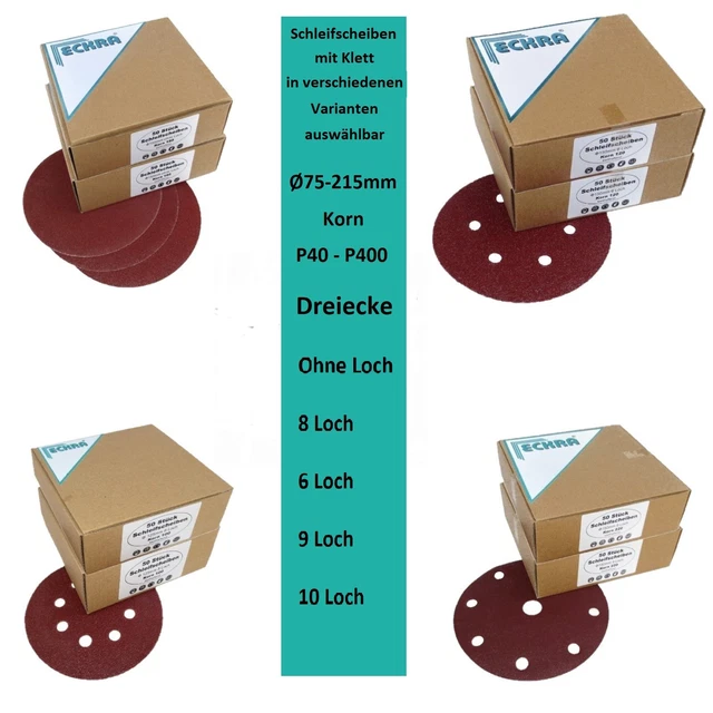 ECKRA Schleifbänder 10 Stück 105 x 620 mm Körnung 150 ECKRA Schleifbänder 10 Stück 105 x 620 mm Körnung 150