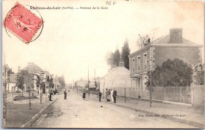 72 CHATEAU-DU-LOIR CARTE POSTALE BAIGNADE DES TRITONS 