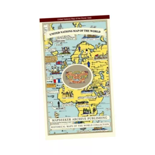 United Nations Map of The World 1946 (Paperback) Z4