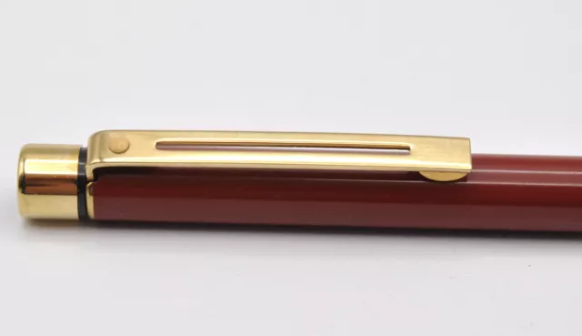 Sheaffer Targa ballpoint pen red lacquer "Golden dot" rare new unused 2