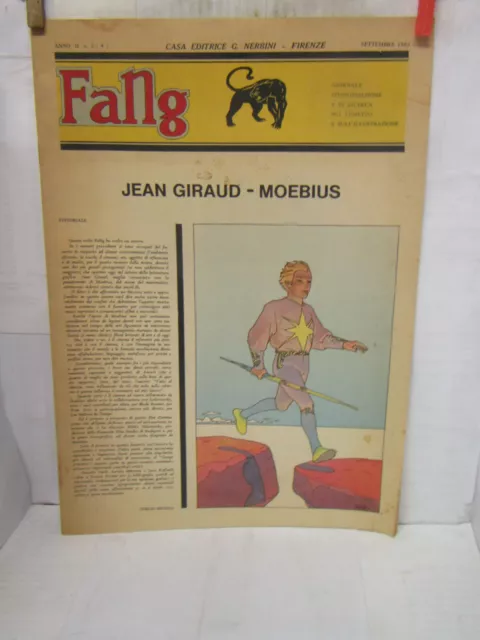 FANG anno II° n°3 - JEAN GIRAUD-MOEBIUS - nerbini,1983-cm 28 x 40-(fiabe sonore)