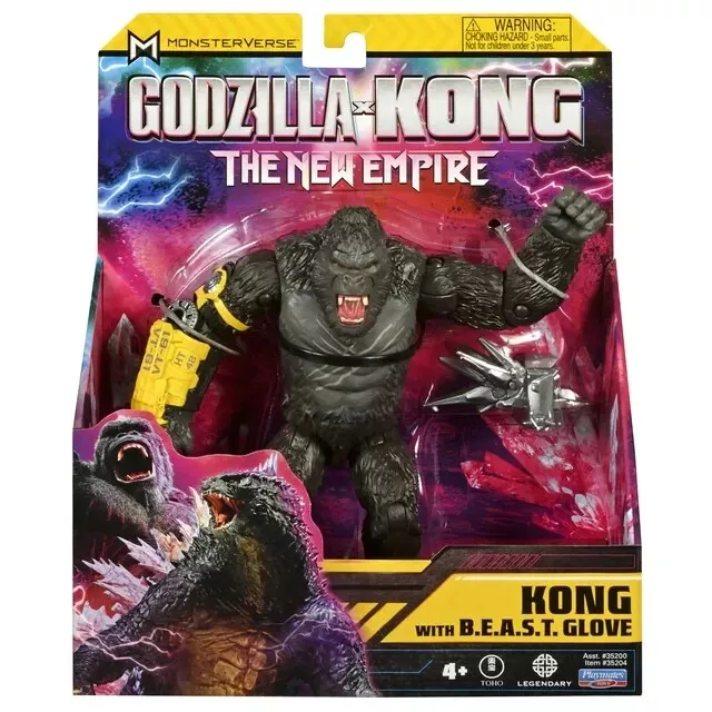 MONSTERVERSE GODZILLA X Kong The New Empire With B.E.A.S.T. Glove Toys