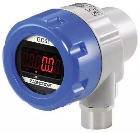 Ashcroft Gc517f0242cd100#G Pressure Transducer With Display,100 Psi