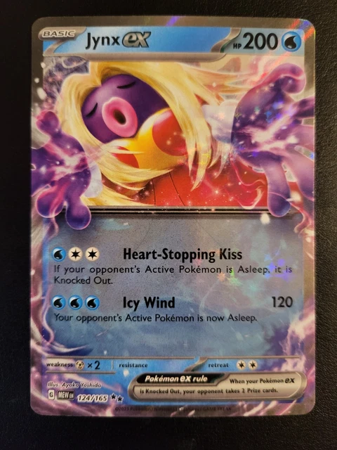 Pokemon Card - Jynx EX - 124/165 - 151