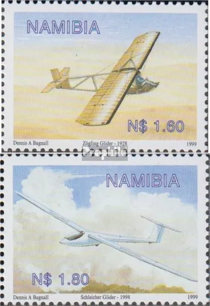 Namibia - Southwest 983-984 FDC 1999 Segelfliegerei