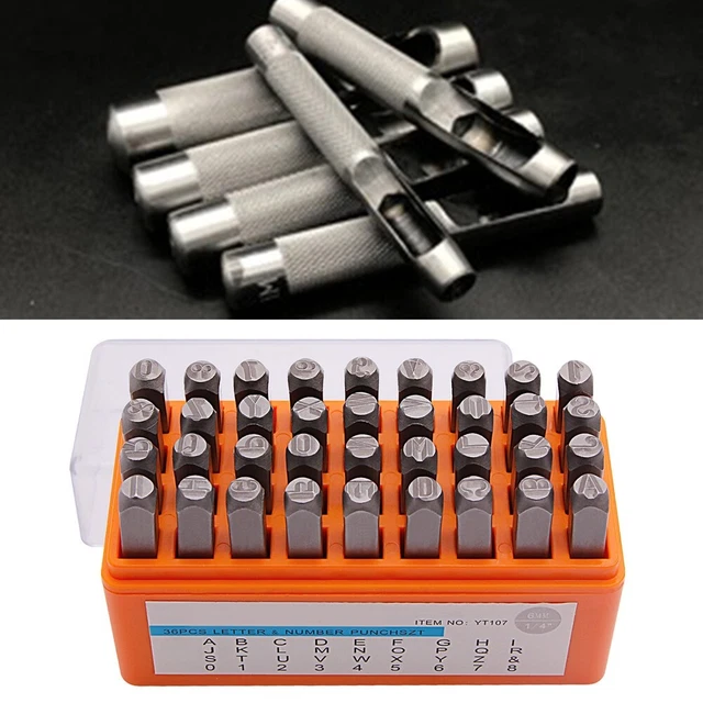 Lot De 9 Tampons En Acier En Forme De Cœur - Poinçons De 3 Mm Pour Bijoux, Cuir, Travaux Manuels