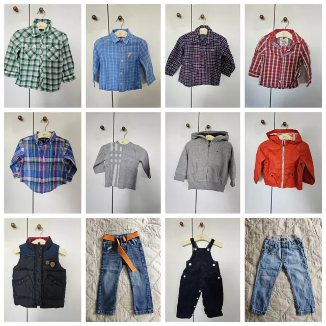 13 Items Mix Brands Baby Boys clothes bundle 12-18 months