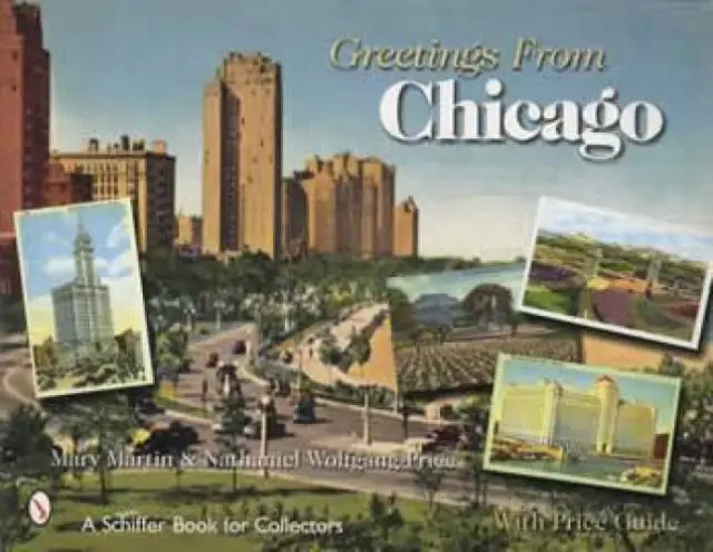 Greetings From Chicago Book Vintage Windy City Postcard