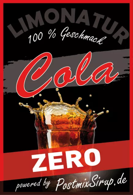 Cola Zero - Postmixsirup - Postmix - Sirup - Getränkesirup - 10lBiB  (7,50€/L)