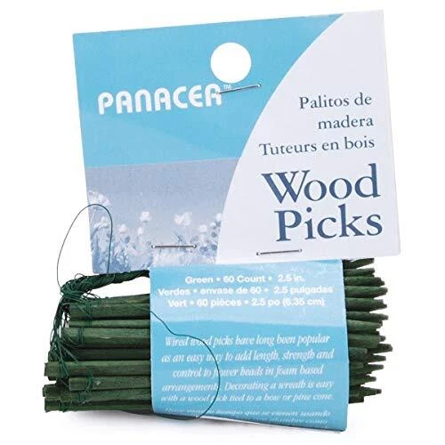 Picos de madera de panacea de 2,5" 60/paquete