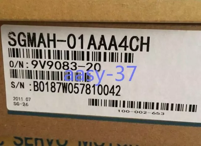 YASKAWA SGMAH-01AAA4CH AC SERVO MOTOR SGMAH01AAA4H New Expedited Shipping//