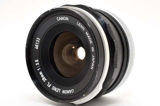 CANON FL 28MM f3.5 Wide Angle MF Lens from Japan *Exc+5* #5231