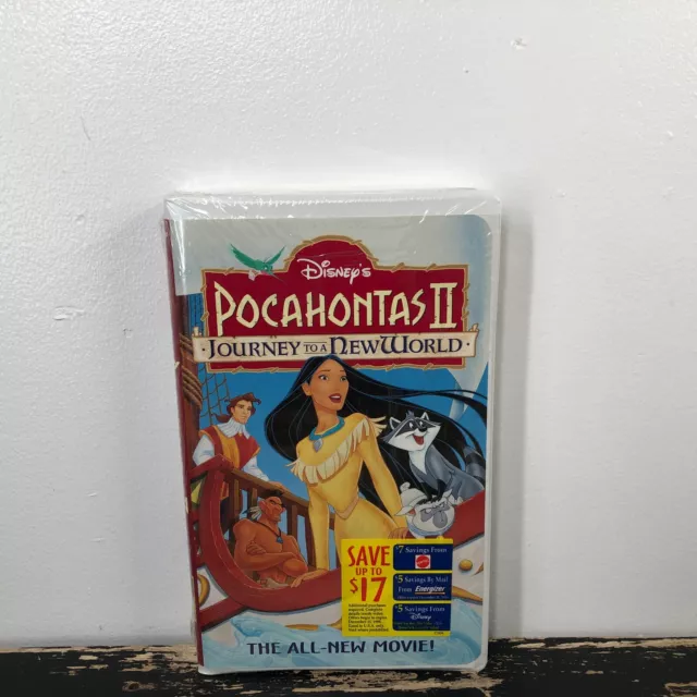 Disney Pocahontas II Journey To A New World VHS 1998 Vintage Collectible Sealed