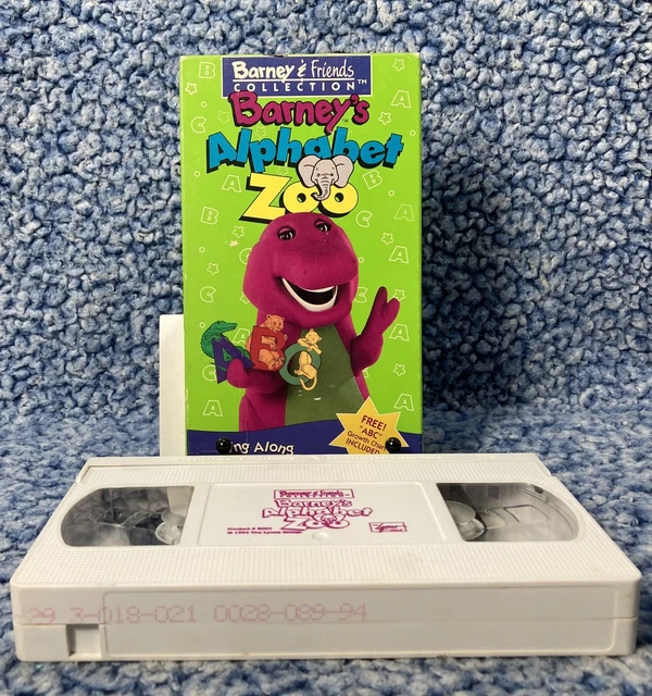 BARNEY & FRIENDS: Barney's Alphabet Zoo VHS 1994 Kids Sing Along ...