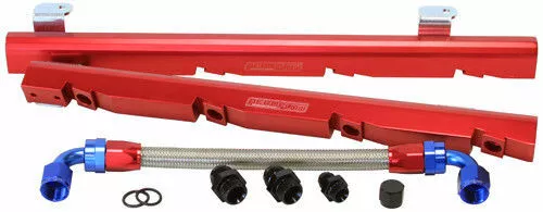 Aeroflow Fuel Rail Kit Red FOR Holden 5L Efi FOR Holden Commodor...