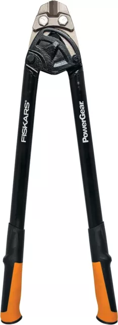 Fiskars PowerGear Bolt Cutter 24 Inch - Enhanced Power Comfort Control