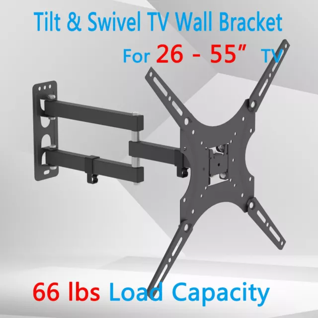 TV Wandhalterung  Halterung Fernseher Wandhalter 26-55 Zoll Neigbar Schwenkbar