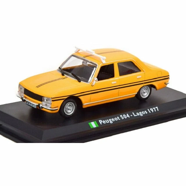 Peugeot 504 Lagos 1977 Taxi 1:43 Leo Models Voiture miniature