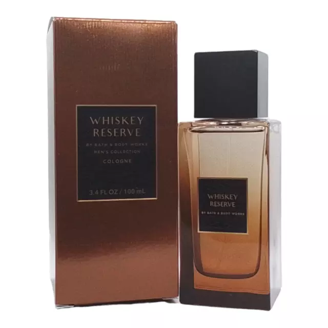 Bath and Body Works Whiskey Reserve for Men Cologne 3.4 oz 100ml New Spray Inbox