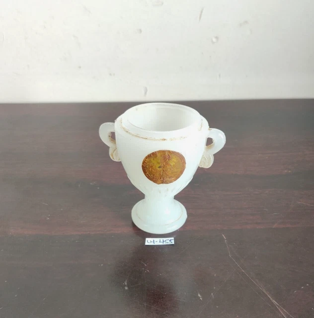 Vintage Pomada Milky Cristal Tarro Japón Decorativa de Colección Props G455