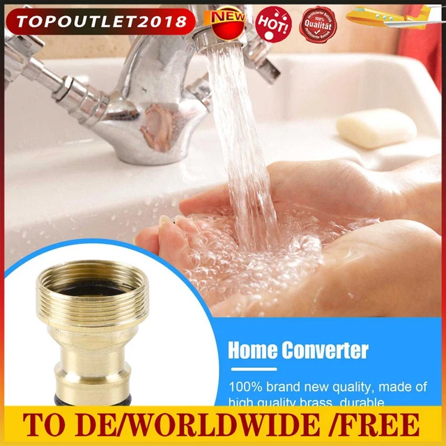 3pcs Faucet Taps Connector Conversion Universal Taps Solid Garden Watering Tools