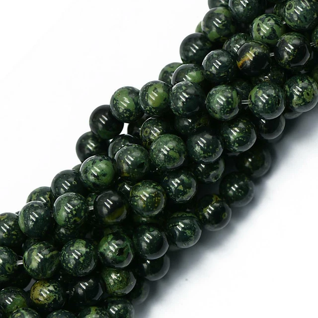 Perles de pierres précieuses en vrac Kambaba Jasper rondes de 8 mm pour la,