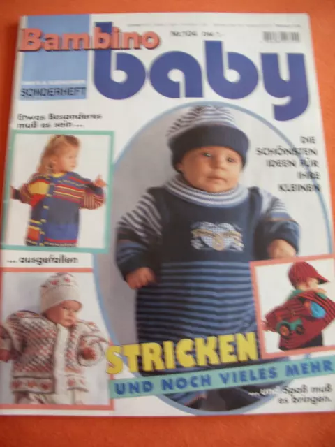 Bambino Baby Nr. 104 Spezialheft für Baby Kleinkinder stricken u. nähen