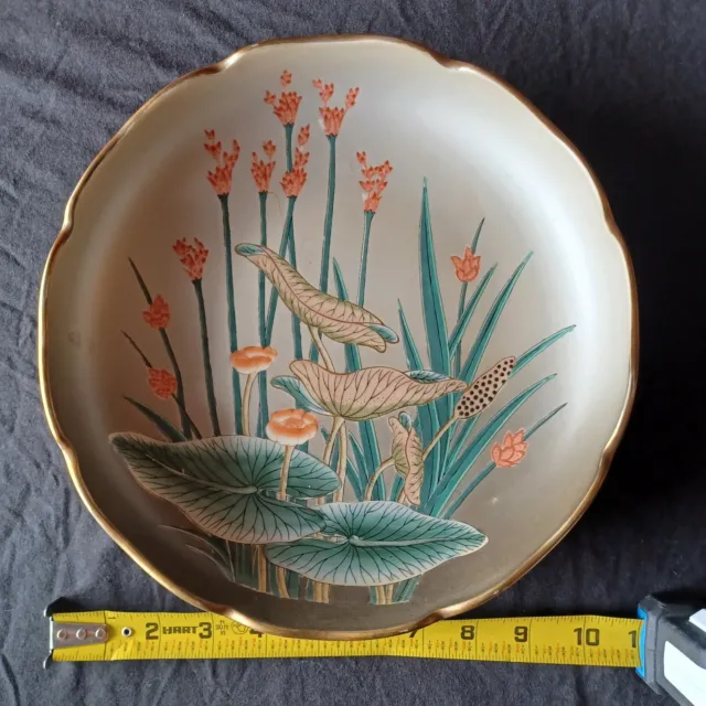 Vintage TOYO Hand painted Decorative Plate or bowl MADE IN MACAU Porcelain?