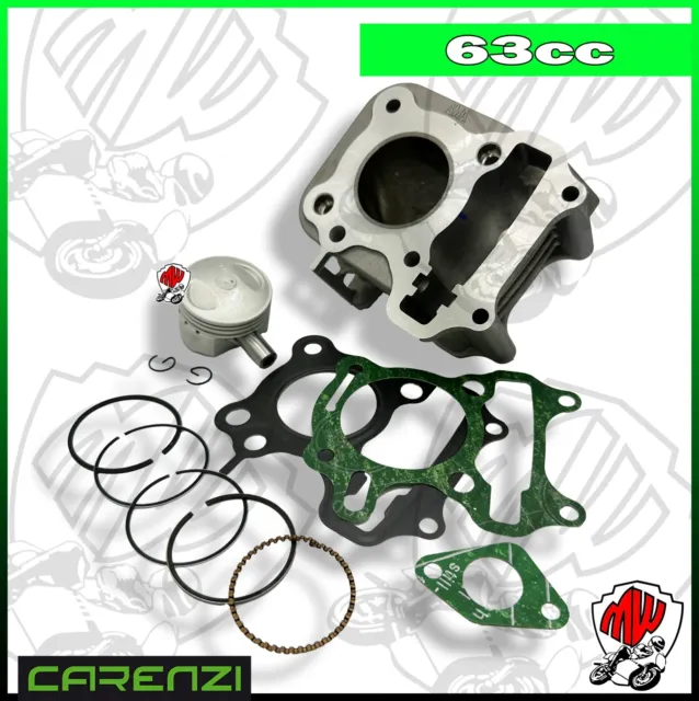 Cylindre CARENZI Complet Piston 63cc Ø42 Sym Symphony Sr Air 4T 2013 2014 2015